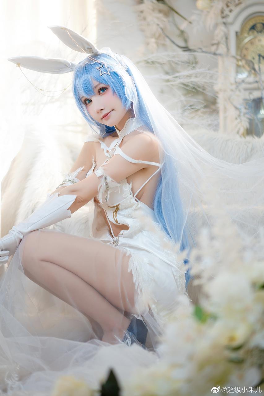 游戏《碧蓝航线》COS花园婚纱 - 第7张