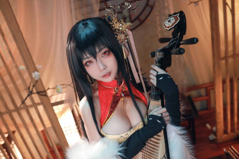 游戏《碧蓝航线》cosply_大凤旗袍cos