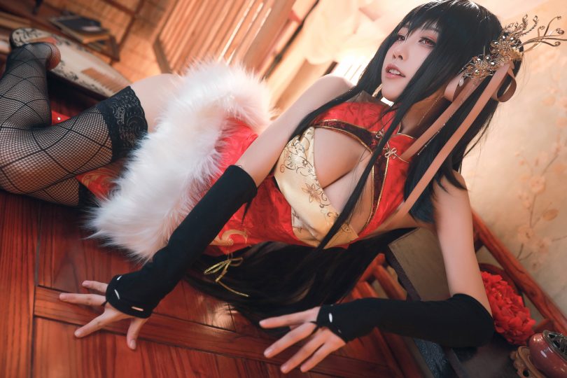 游戏《碧蓝航线》cosply_大凤旗袍cos