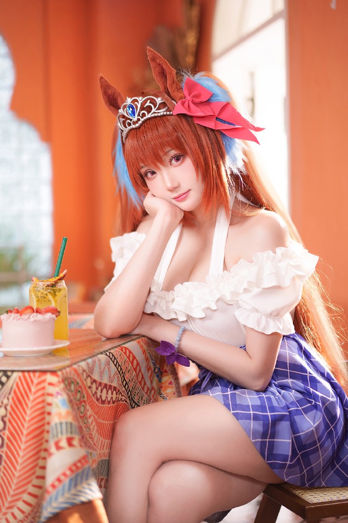 闪耀优俊少女《赛马娘》大和赤骥cosplay