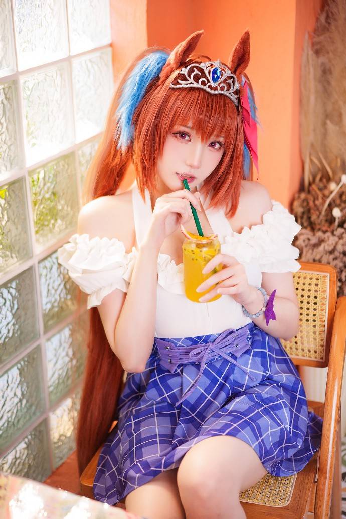 闪耀优俊少女《赛马娘》大和赤骥cosplay