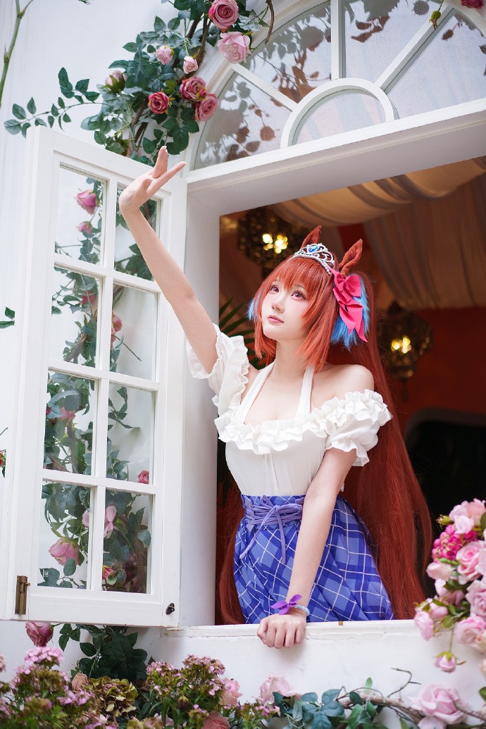 闪耀优俊少女《赛马娘》大和赤骥cosplay