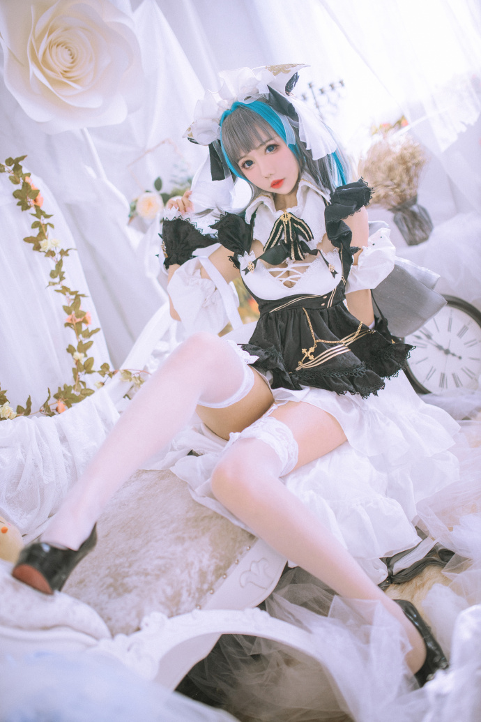碧蓝航线柴郡cosplay像猫一样可爱