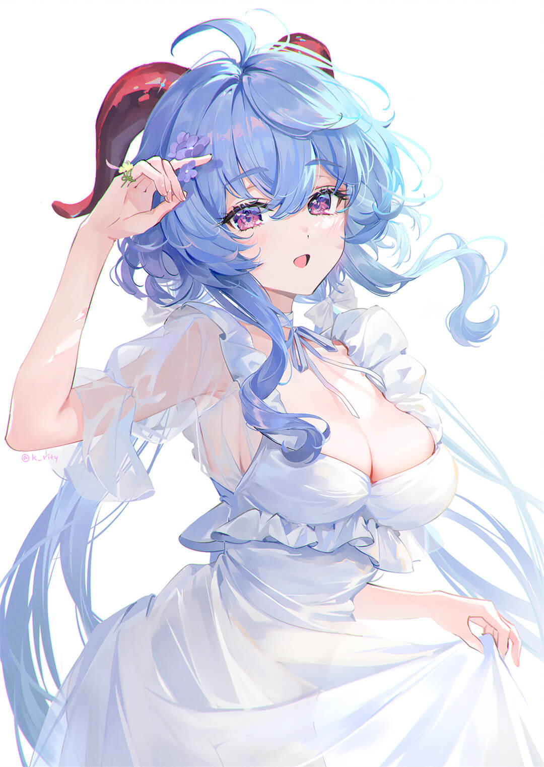 游戏《原神》甘雨美图一览,4月的风有点热-ACG宅月季