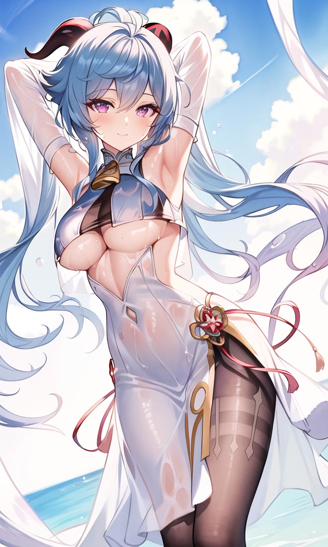 游戏《原神》甘雨美图一览,4月的风有点热-ACG宅月季