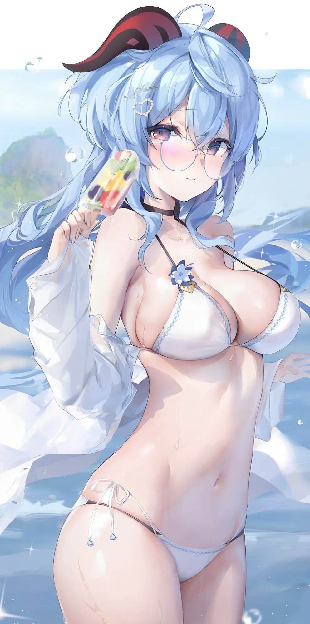 游戏《原神》甘雨美图正能量-静待那命中注定的辉煌-acg宅月季