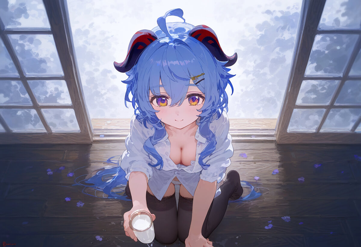 游戏《原神》甘雨美图正能量-静待那命中注定的辉煌-acg宅月季