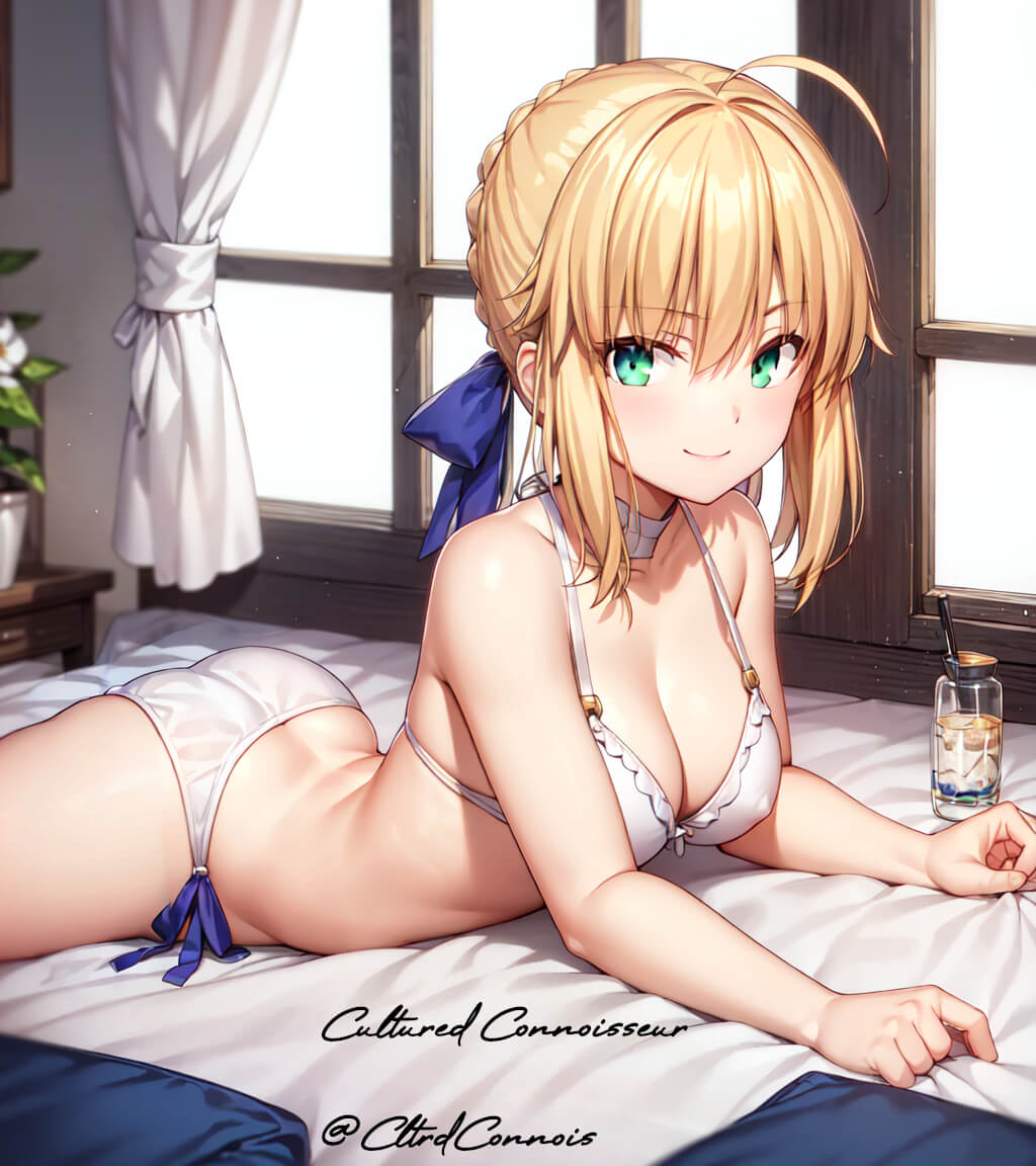 游戏《FGO》吾王阿尔托莉雅美图