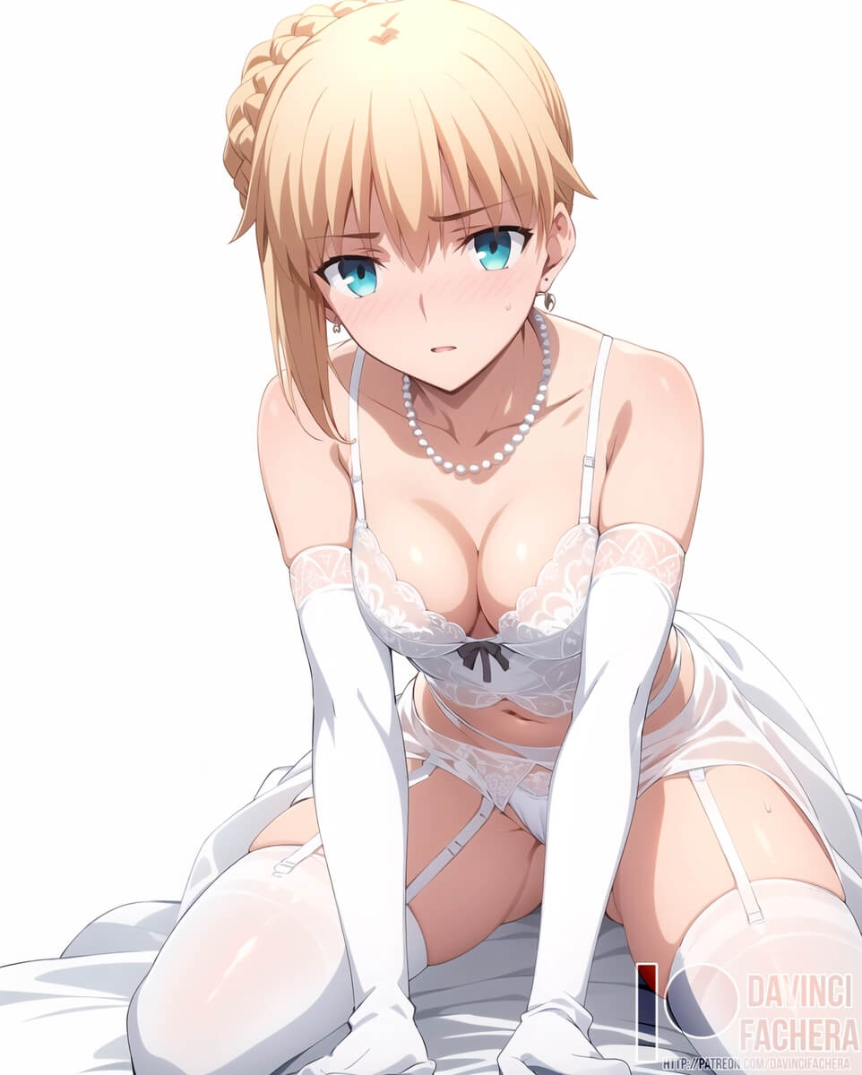 游戏《FGO》吾王阿尔托莉雅美图-acg宅月季