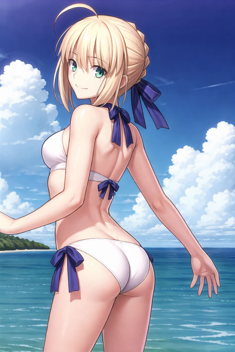 游戏《FGO》吾王阿尔托莉雅美图-acg宅月季