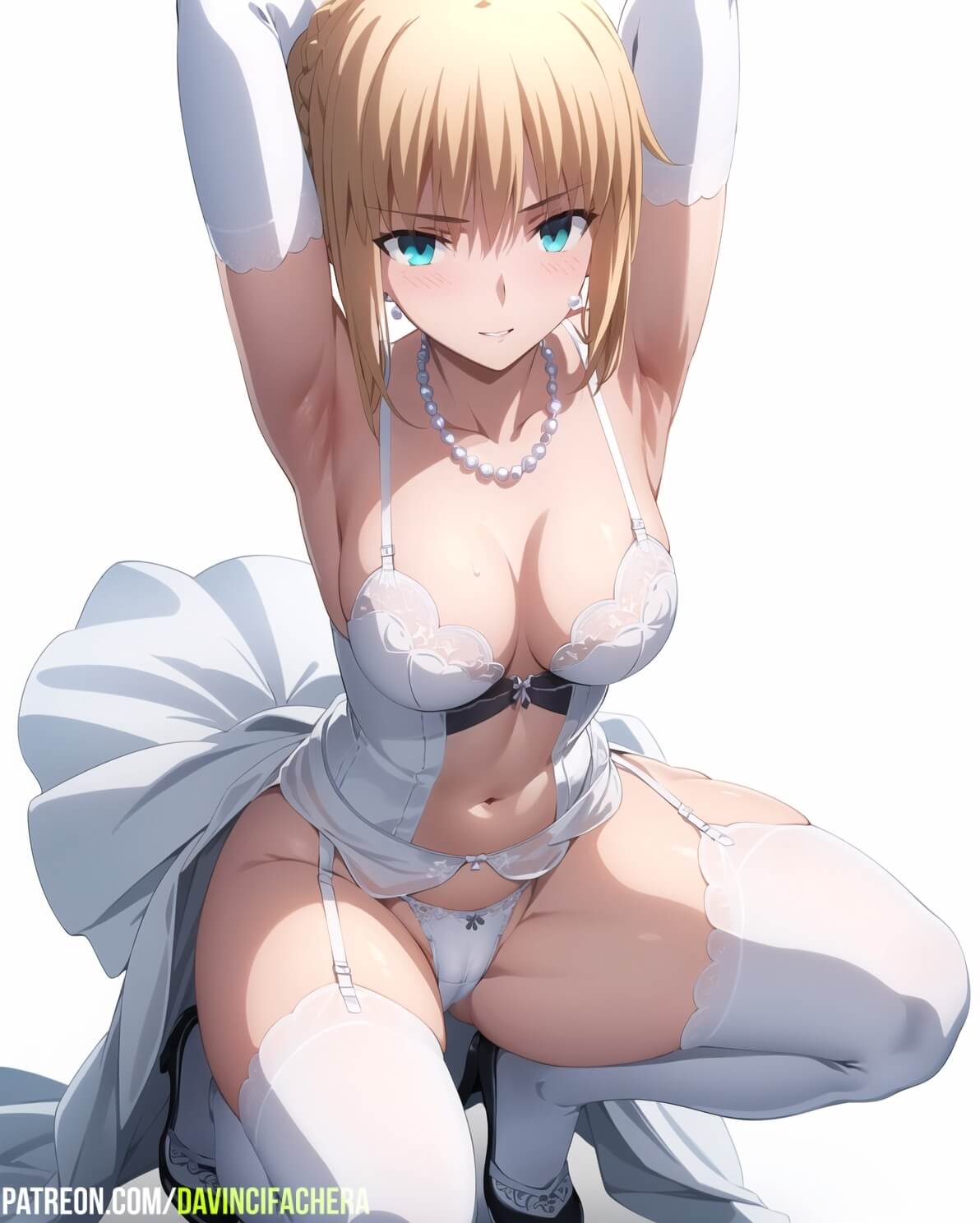 游戏《FGO》吾王阿尔托莉雅美图-acg宅月季