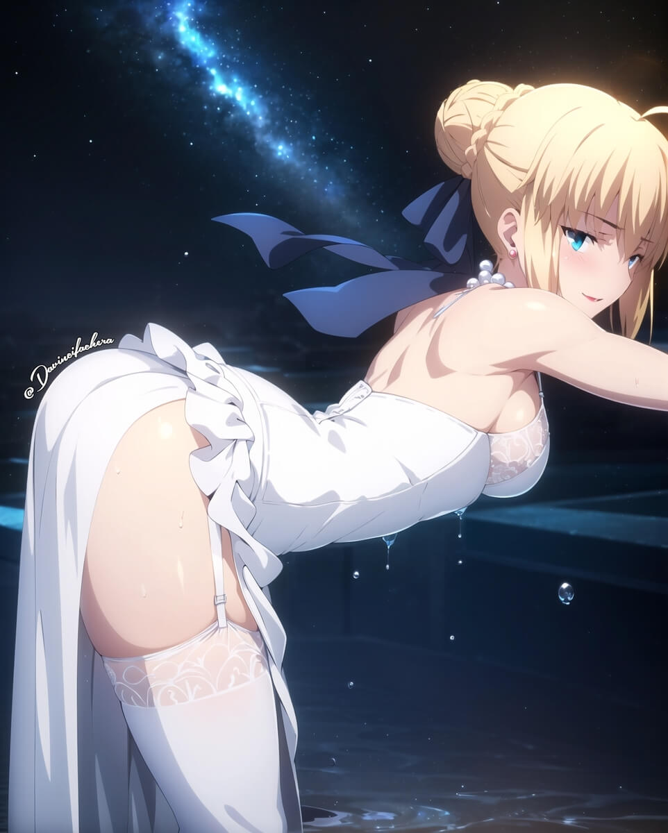 游戏《FGO》吾王阿尔托莉雅美图-acg宅月季