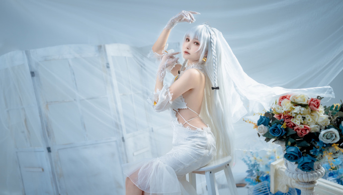 游戏《碧蓝航线》赫敏「晨曦的誓言」cos