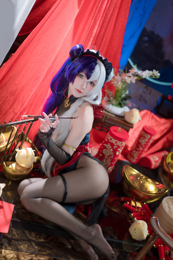 游戏《碧蓝航线》肇和应瑞姐妹cosplay
