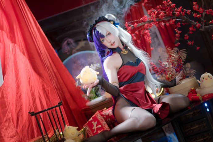 游戏《碧蓝航线》肇和应瑞姐妹cosplay