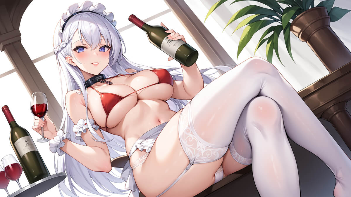 游戏碧蓝航线轻巡女仆长贝尔法斯特美图一览